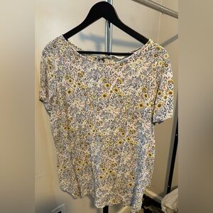 Lauren Conrad floral blouse